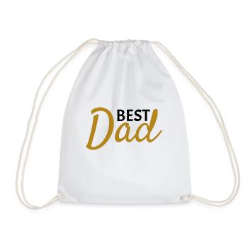 Best Dad - Turnbeutel - Weiß - Vorne