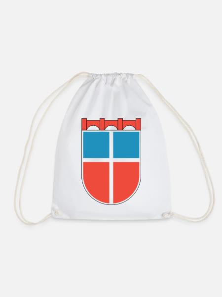 Wappen Saarland 1948 - Turnbeutel - Weiß