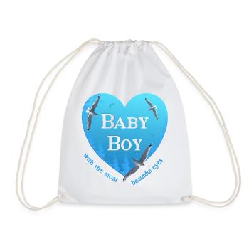 baby boy - Turnbeutel - Weiß - Vorne