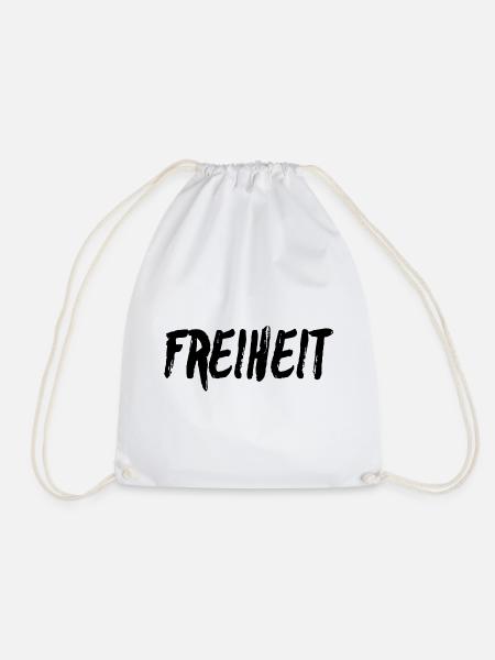 Freiheit - Turnbeutel - Weiß