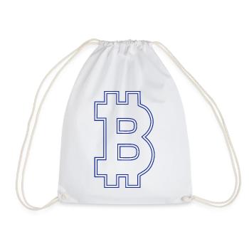 Bitcoin bitcoin BITCOIN Bitcoin - Turnbeutel - Weiß - Vorne