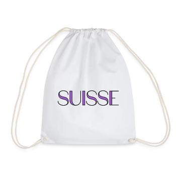 SUISSE. PAYS. GENEVE. HUMOUR. PAYS. DRAPEAU - Sac de sport léger - blanc - Devant
