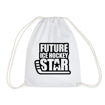 Futur Hockey sur glace étoile - Sac de sport léger - blanc - Devant