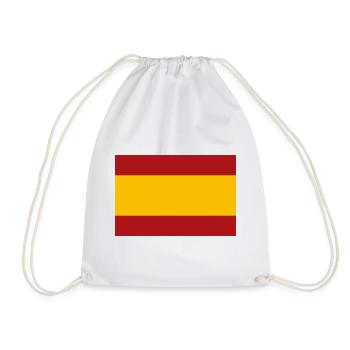 SPANISCHE FLAGGE - Turnbeutel - Weiß - Vorne