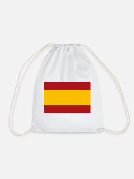SPANISCHE FLAGGE - Turnbeutel - Weiß