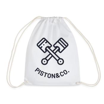 PISTON - CO - Drawstring Bag - white - Front