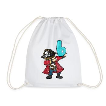 Wilder Piratenkapitän Geburtstag - Turnbeutel - Weiß - Vorne