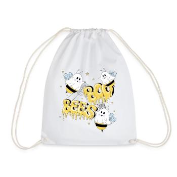 Boo Bees - Turnbeutel - Weiß - Vorne