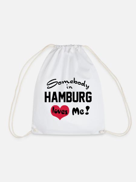 hamburg - Turnbeutel - Weiß