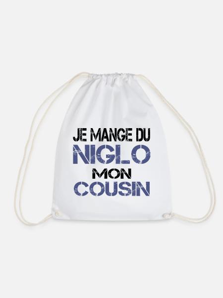Je mange du Niglo - Sac de sport léger - blanc