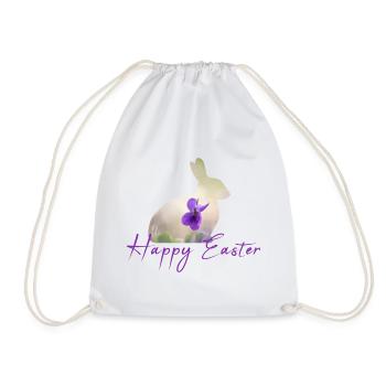 Happy Easter - Turnbeutel - Weiß - Vorne