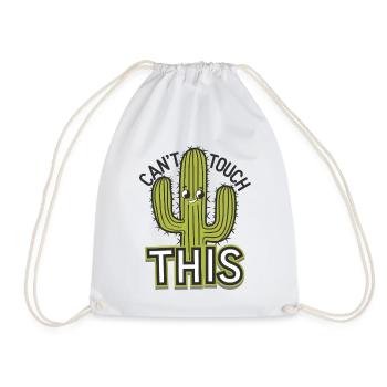 Can't Touch This - Drawstring Bag - white - Front