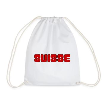 SUISSE. PAYS. GENEVE. SUISSE. HUMOUR. PAYS - Sac de sport léger - blanc - Devant