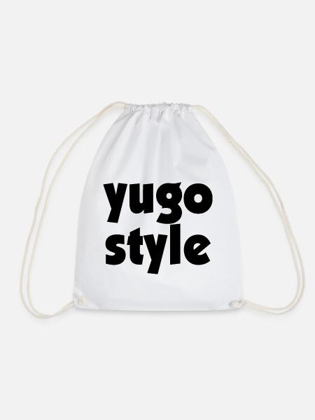 Yugo style - united style of Balkan - Turnbeutel - Weiß