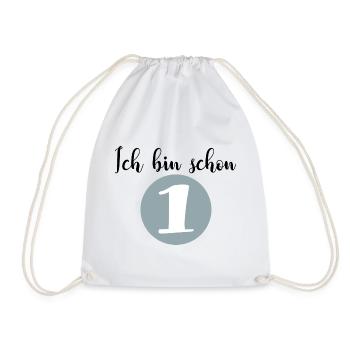 Erster Geburtstag - Turnbeutel - Weiß - Vorne