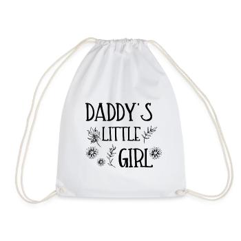 DADDY'S LITTLE GIRL - Turnbeutel - Weiß - Vorne