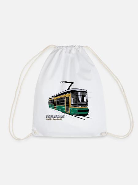 Helsinki Tram T-Shirts, 154 tolle Produkte - Turnbeutel - Weiß