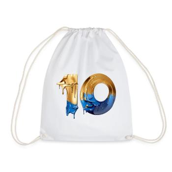 NON. 10 NUMÉRO 10 COOL 10E ANNIVERSAIRE - Sac de sport léger - blanc - Devant