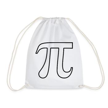 Pi Day PI pi - Turnbeutel - Weiß - Vorne