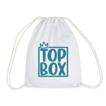 Top Box einmal - Turnbeutel - Weiß - Vorne