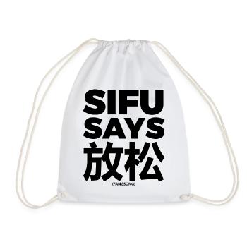 Sifu sagt Fang Song - Turnbeutel - Weiß - Vorne