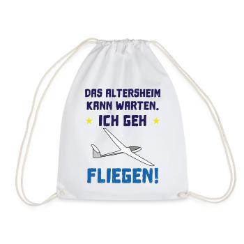 das altersheim kann warten - Turnbeutel - Weiß - Vorne