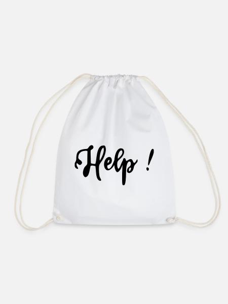HELP - Turnbeutel - Weiß