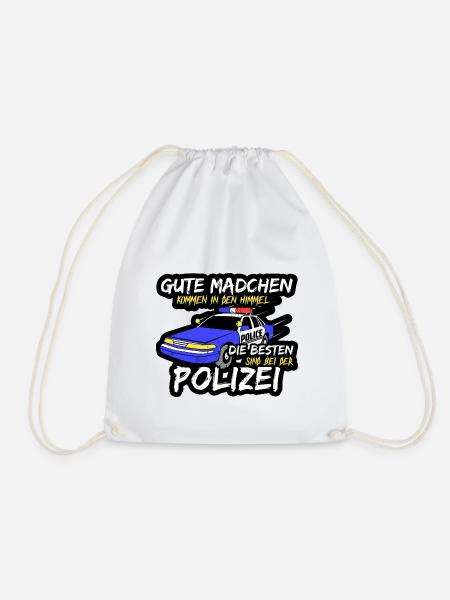 Polizistin - Turnbeutel - Weiß