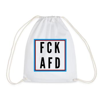 AFD Nein Danke! - Turnbeutel - Weiß - Vorne