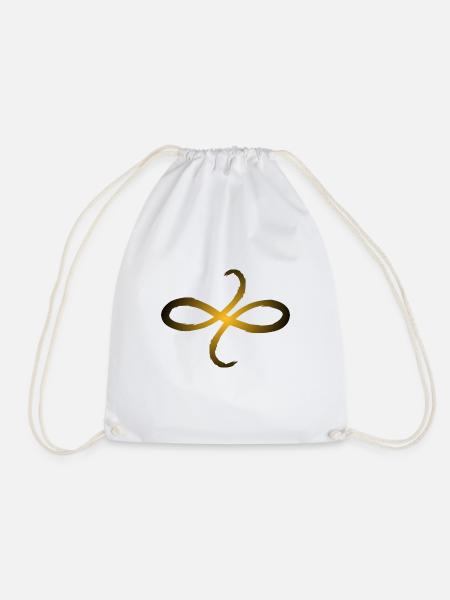 Keltische Symbole Freundschaft Geschenkidee - Turnbeutel - Weiß