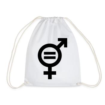 Égalité des sexes Égalité entre hommes et femmes Égalité égalité égalité - Sac de sport léger - blanc - Devant