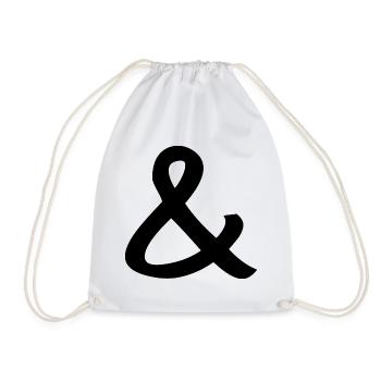 esperluette - Sac de sport léger - blanc - Devant
