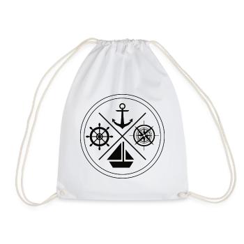 All kinds of nautical - Turnbeutel - Weiß - Vorne