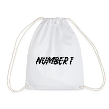 Numéro 1 - un - premier - premier - 1 - numéro 1 - Sac de sport léger - blanc - Devant