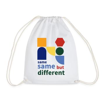 same same but different - Turnbeutel - Weiß - Vorne