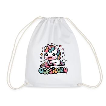 Oopsicorn - Sac de sport léger - blanc - Devant
