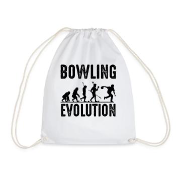 Bowling - Turnbeutel - Weiß - Vorne