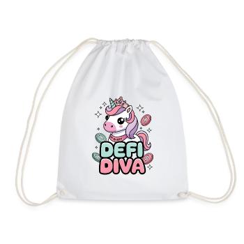 Diva Défi - Sac de sport léger - blanc - Devant