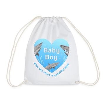 Baby Boy - Turnbeutel - Weiß - Vorne