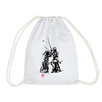 Kendo, eine Kampfkunst aus Japan - Turnbeutel - Weiß - Vorne