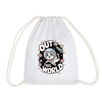 Out Of This World - Drawstring Bag - white - Front