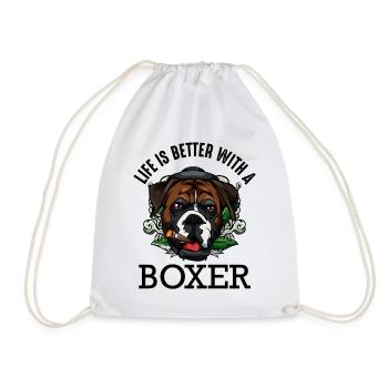 boxeur - Sac de sport léger - blanc - Devant