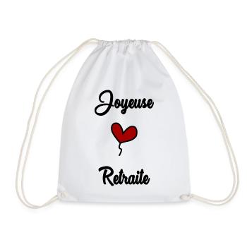 JOYEUSE RETRAITE - Sac de sport léger - blanc - Devant