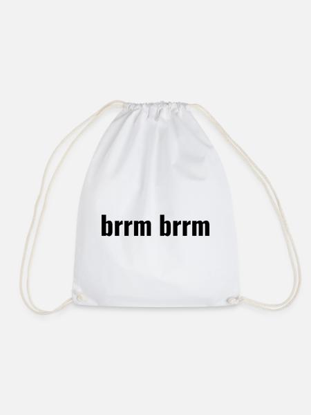 brrm brrm - Turnbeutel - Weiß
