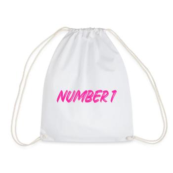 Numéro 1 - un - premier - premier - 1 - numéro 1 - Sac de sport léger - blanc - Devant