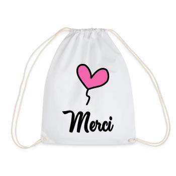 MERCI. MAÎTRESSE. MAÎTRE. MERCI MAÎTRESSE - Sac de sport léger - blanc - Devant