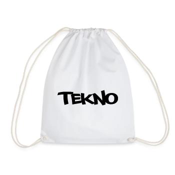 Shorts TEKNO (various colors) - Drawstring Bag - white - Front