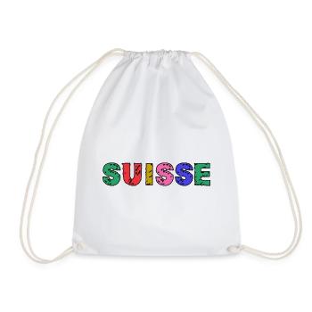 SUISSE. PAYS. GENEVE. HUMOUR. DRAPEAU. GENEVE - Sac de sport léger - blanc - Devant