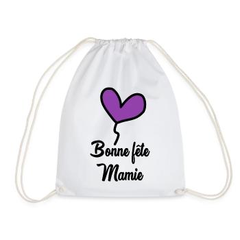 BONNE FÊTE MAMIE - Sac de sport léger - blanc - Devant