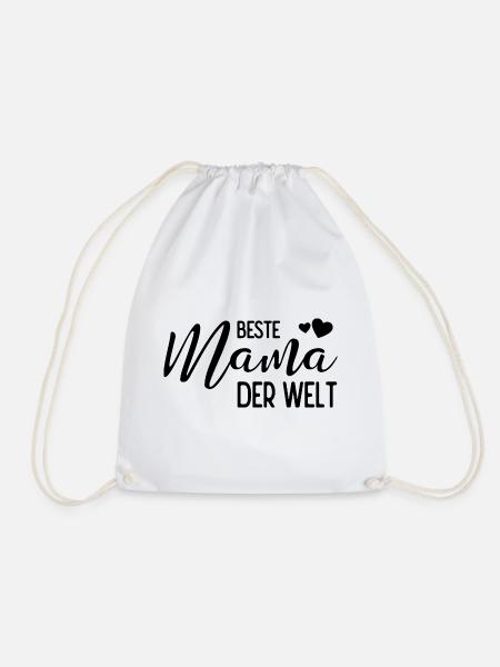 Beste Mama der Welt - Turnbeutel - Weiß